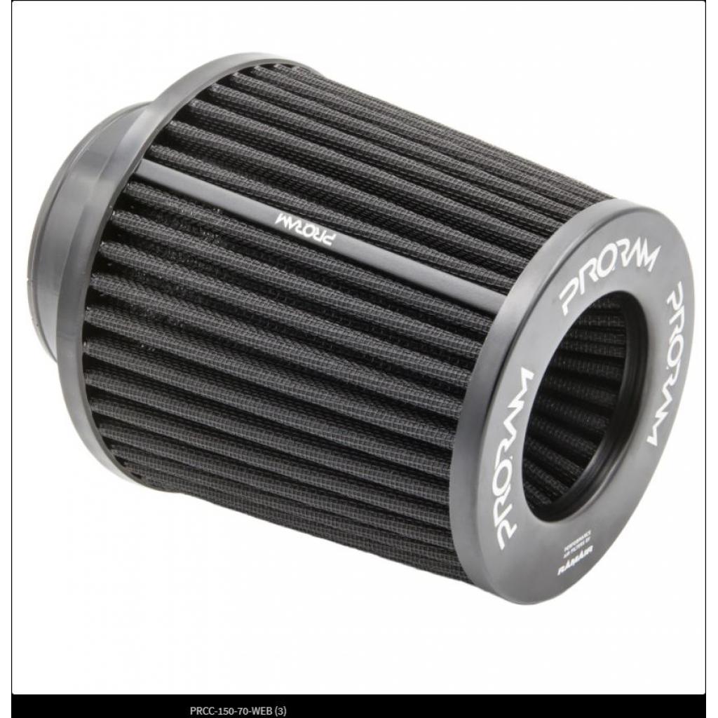 PRORAM Rubber Neck 70mm/80mm High Flow Pleated Cone Air Filter