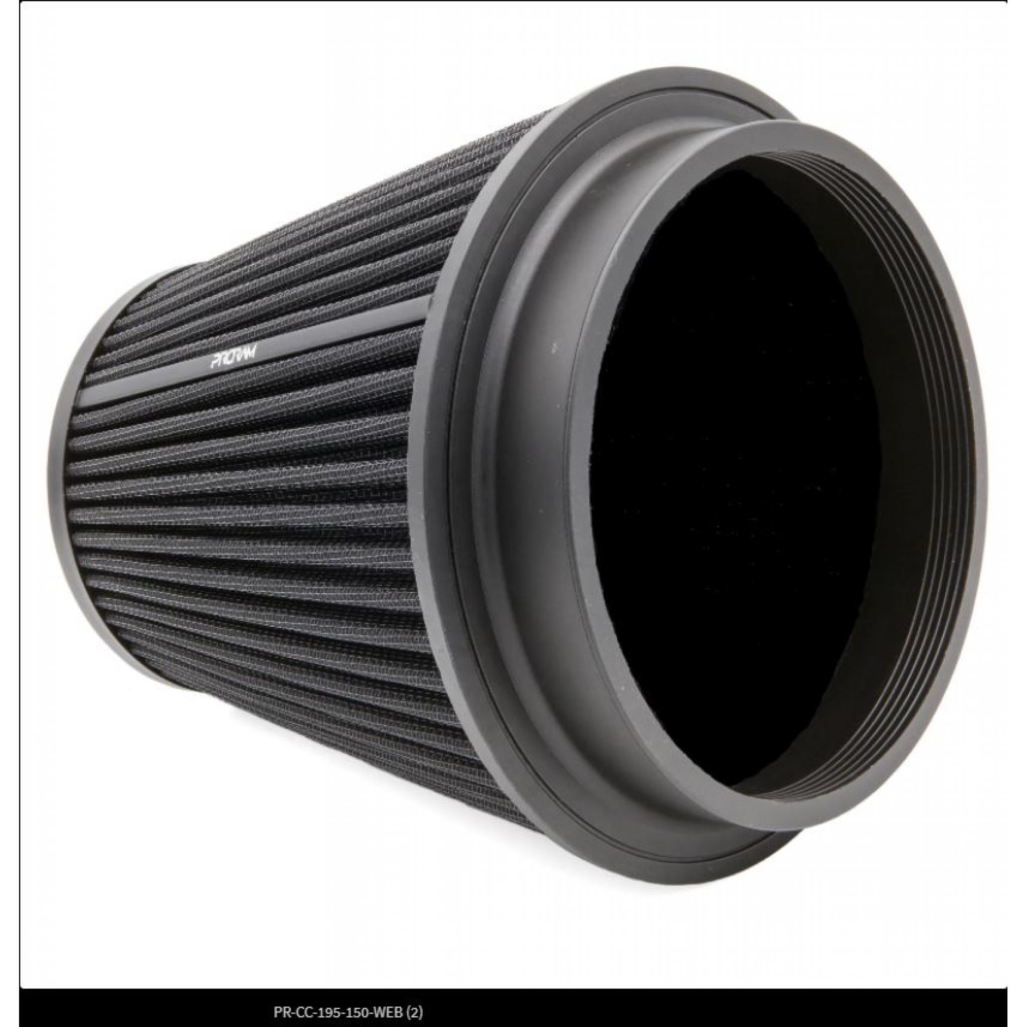 Large PRORAM Cone Air Filter & 80mm Aluminium Velocity Stack With