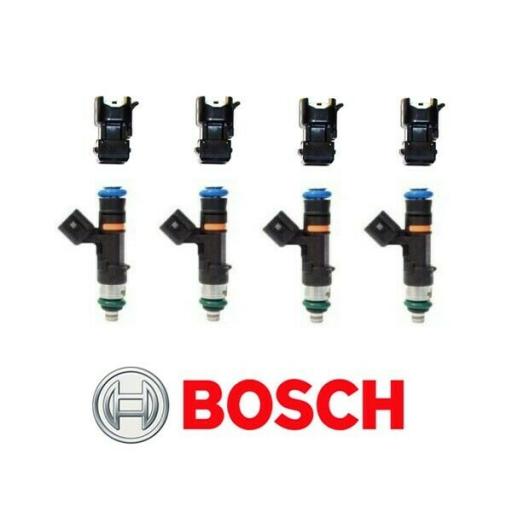Bosch 610cc injectors c/w adaptors (qty 4)