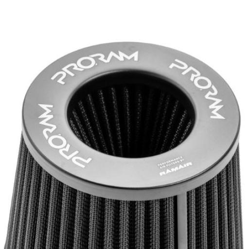 PRORAM Rubber Neck 70mm/80mm High Flow Pleated Cone Air Filter